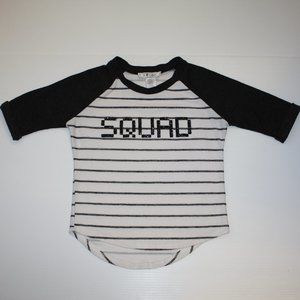 It Closet Los Angeles Girl's Squad Stripe Top Shirt size 10